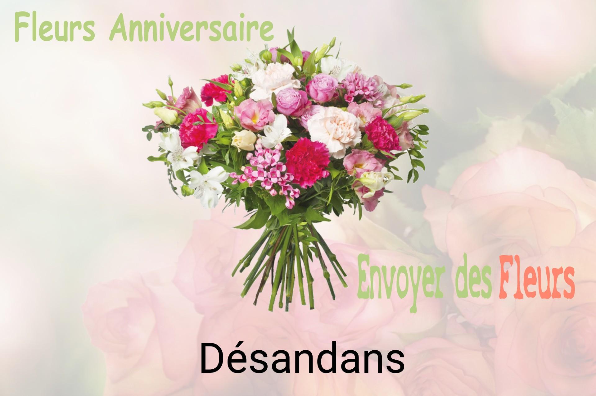 Bouquet de fleurs d’anniversaire livré à Désandans