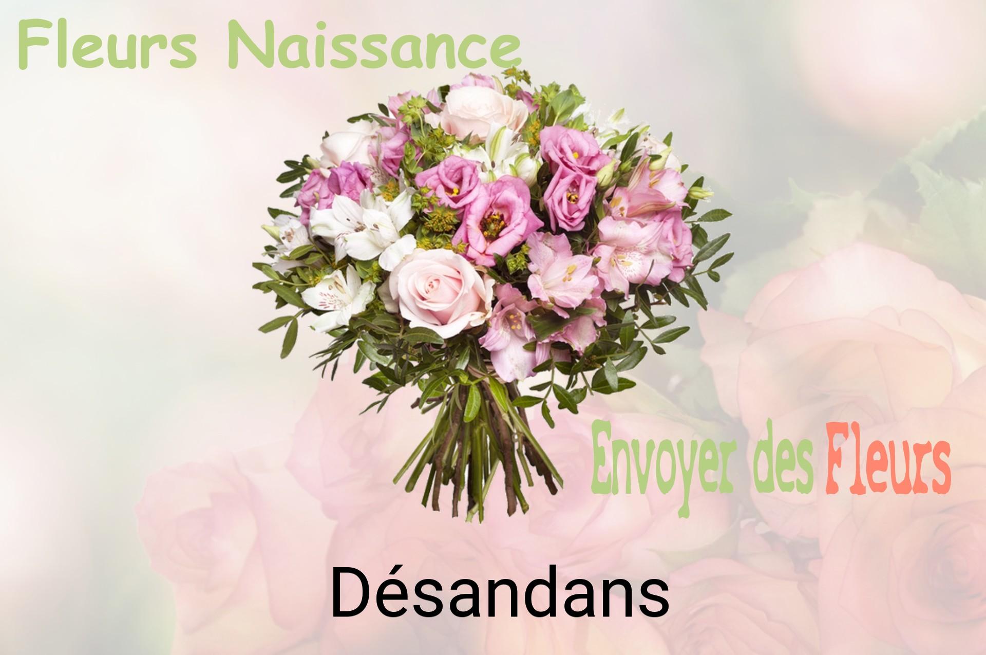 Bouquet de fleurs de naissance livré à Désandans